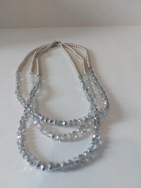 Vintage "Found Treasure" Sparkle Statement Necklace -  SC 2021